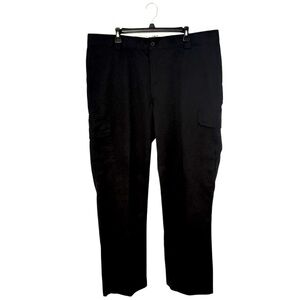 Dickies Flex Men's Regular Straight Stretch Twill Cargo Pants, Black, Size 42x32